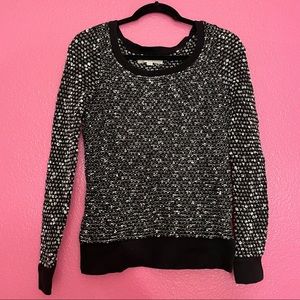 Black & White Speckled Sweater